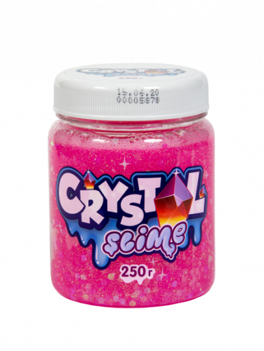 Игрушка ТМ «Slime» Crystal slime, розовый, 250г