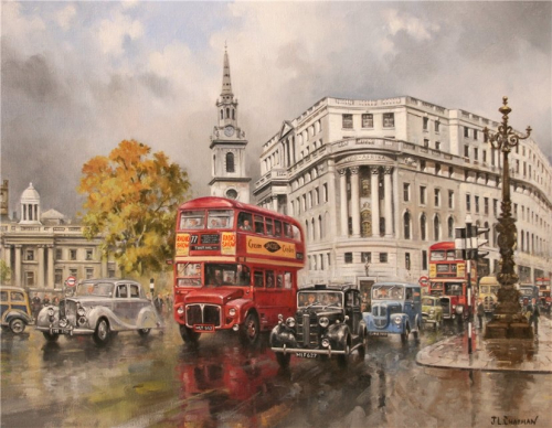 Картина по номерам 40х50 - Старинный Лондон