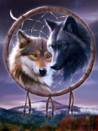 Картина по номерам 40х50 - Ловец волчьих снов