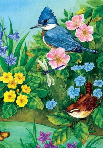 Картина по номерам 40х50 - Синяя птица