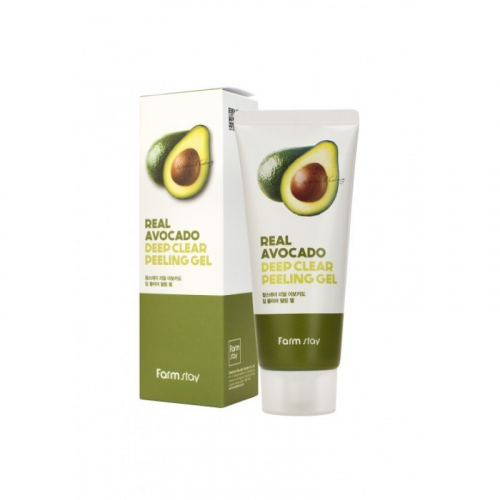 Farm Stay Real Avocado Deep Clear Peeling Gel - Отшелушивающий гель с экстрактом авокадо, 100мл