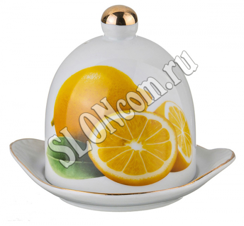 Лимонница с крышкой L 12 см H 11 см