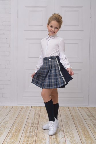 Школьная юбка Рио ШФ-1558 син