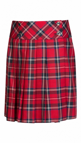 Школьная юбка Рио комби (ШФ-1125) красн