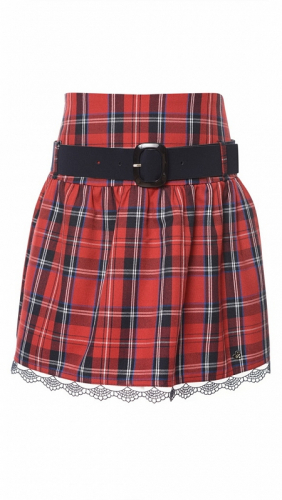 Школьная юбка Рио комби (ШФ-1192) красн