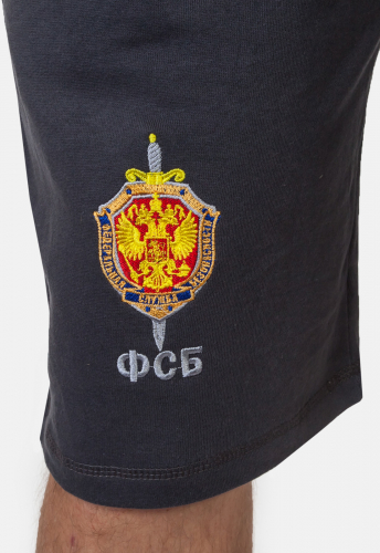 Авторитетные мужские шорты с эмблемой ФСБ – носи правильные вещи! №829