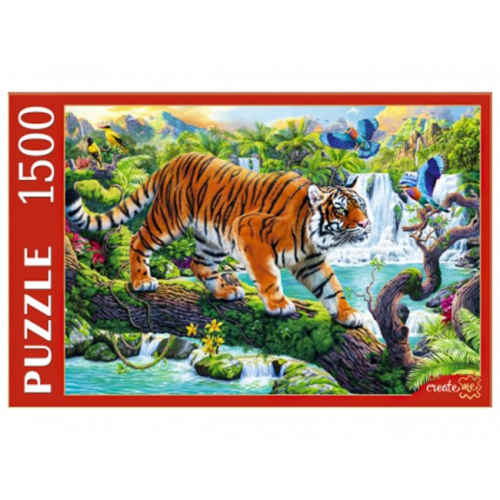 Пазл 1500 Тигр на дереве ФП1500-0681