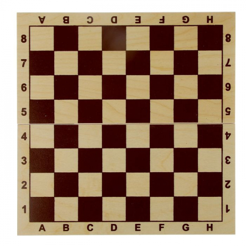 Доска шахматная обиходная, без фигур, 29х14 см