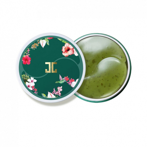 Гидрогелевые патчи с лепестками зелёного чая Jayjun Cosmetic Green Tea Eye Gel Patch 60 шт. (КОПИИ)