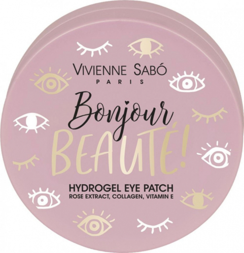 Гидрогелевые патчи для глаз Vivienne Sabo Bonjour beaute, 60 шт (КОПИИ)