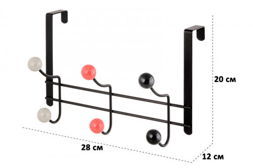 Вешалка на дверь 28*12*20 см 