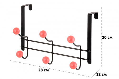 Вешалка на дверь 28*12*20 см 