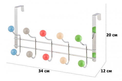 Вешалка на дверь 34*12*20 см 