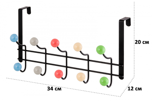 Вешалка на дверь 34*12*20 см 