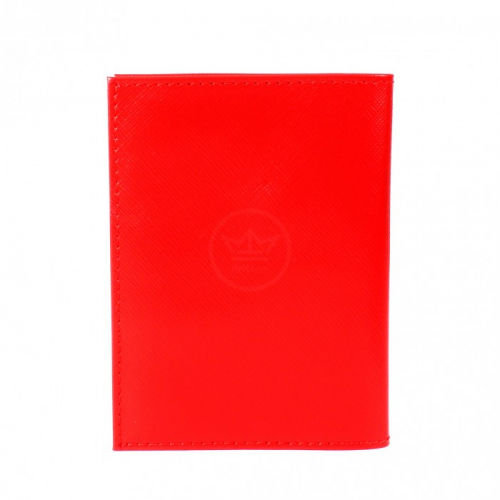 Обложка для автодокументов Premier-О-70 натуральная кожа алый сафьян (535) 212250