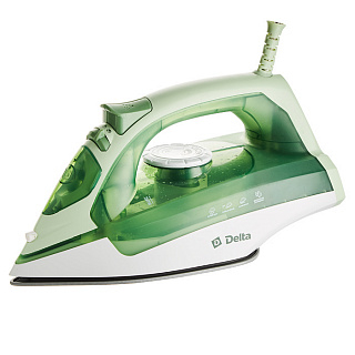 Утюг DELTA DL-755 2200Вт зеленый с белым керамика (10)  оптом