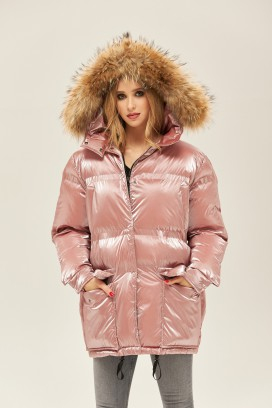 Mila Nova Куртка К-128 Розовая
