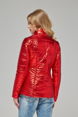 Mila Nova Куртка К-63 металлик Красный