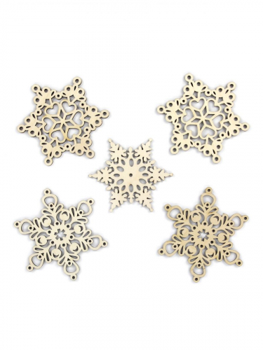 Фигурки для декорирования «Новогодние подвески »Снежинки