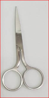 Ножницы для маникюра металлические (дизайн в ассортименте)