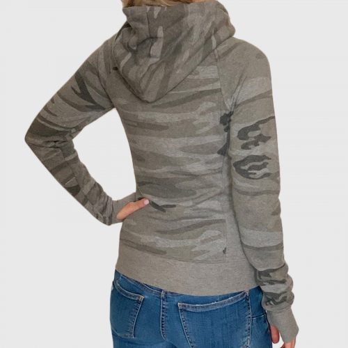 Брендовая женская толстовка Z Supply – большой уютный капюшон, удлиненный рукав №149