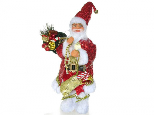 Купить Сувенир Дед Мороз красный 30см 990632