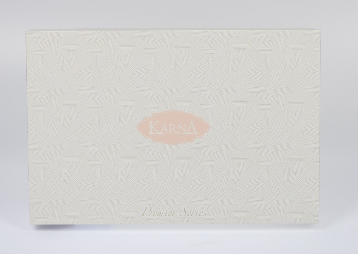 Комплект постельного белья шелк KARNA ARIN (2 спальный), белый (kr-1987-CHAR002)