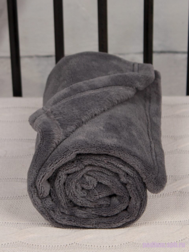 Плед покрывало с подушкой для новорожденных Bebe Liron Мишка (комплект) серый
