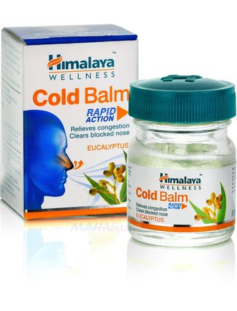 Колд Бальм, бальзам от простуды и головной боли, 10 г, производитель Хималая