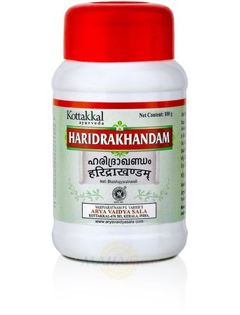 Харидракхандам, средство от аллергии, 100 г, производитель Коттаккал Аюрведа