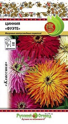 Цветы Цинния Фуэте смесь (0,3 г) РО