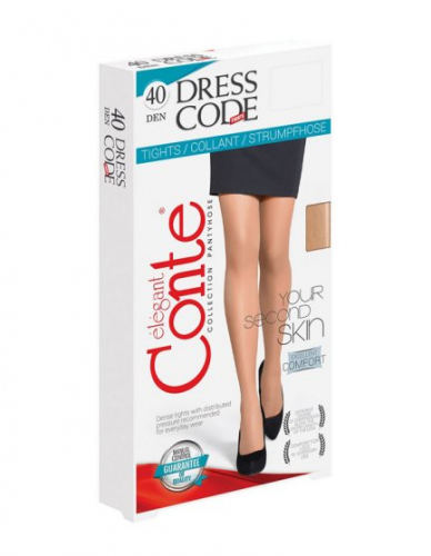Колготки классические, Conte, Dress Code 40 оптом
