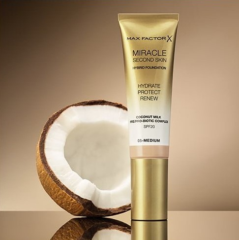Max Factor Tональная основа Miracle Touch Second Skin Ж Товар Тон 001 fair