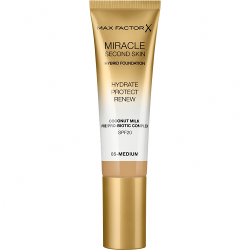 Max Factor Tональная основа Miracle Touch Second Skin Ж Товар Тон 005 medium