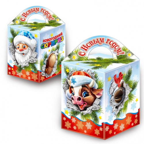 Подарок в картонной упаковке «Киндер-куб» (250 гр)/СТ