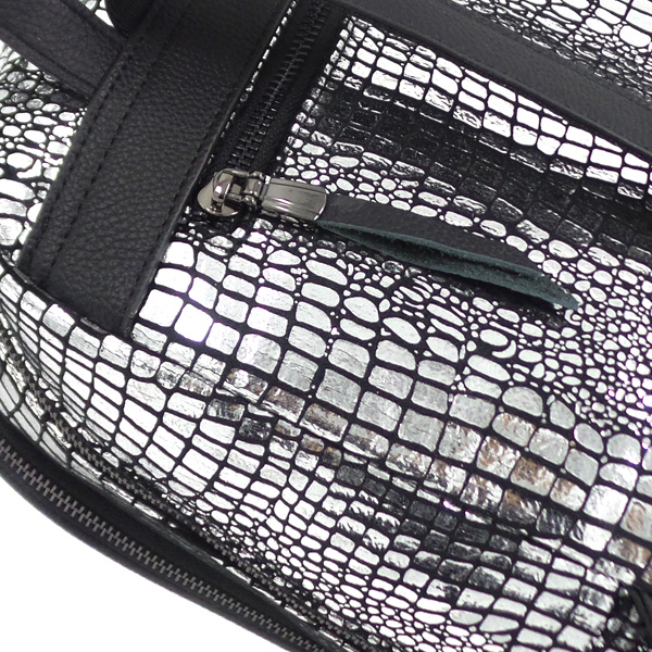Эффектный рюкзак Borgo Antico. G 6022-3 silver