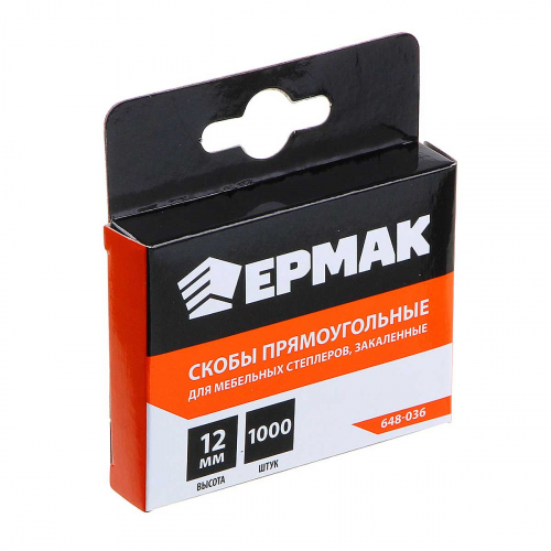 Скобы ЕРМАК 12мм  11,3х0,7мм  (1000шт)   648-036 х200