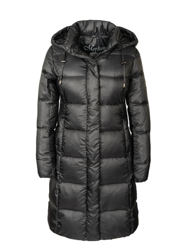 Пальто женское пуховое Merlion В-620 (черный)