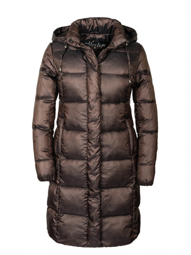 Пальто женское пуховое Merlion В-620 (коричневый)