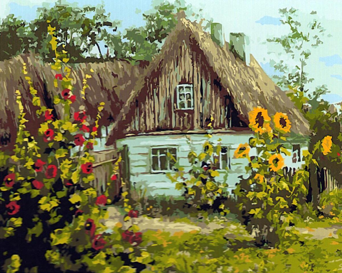 Картины деревенский мотив украинская деревня