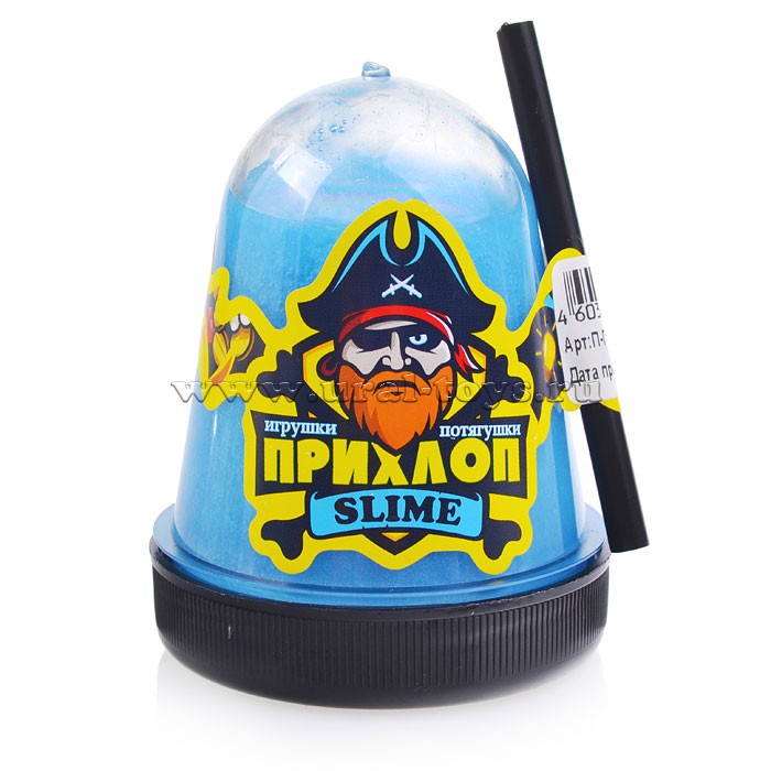 Слайм перламутровый (голубой) 130 гр