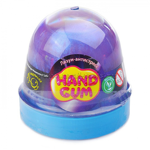 Лизун-антистресс ТМ Mr.Boo Hand gum Фиолетовый 120 г.