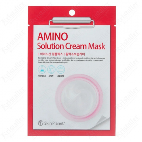 Тканевая крем-маска для лица с аминокислотами
