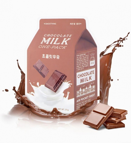 АКЦИЯ! Питательная тканевая маска шоколадная A'PIEU Chocolate Milk One-Pack