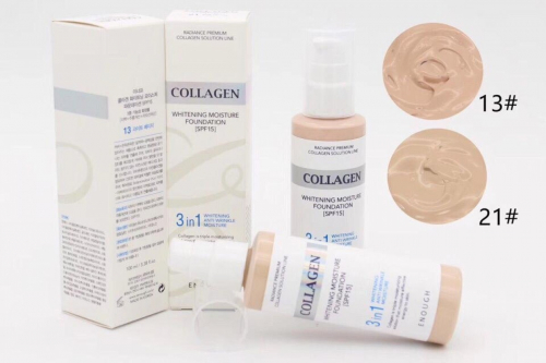 Тональный крем с коллагеном для сияния кожи ENOUGH Collagen Whitening Moisture Foundation SPF15 #21
