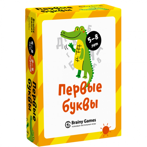 Первые буквы, игра 40 карточек