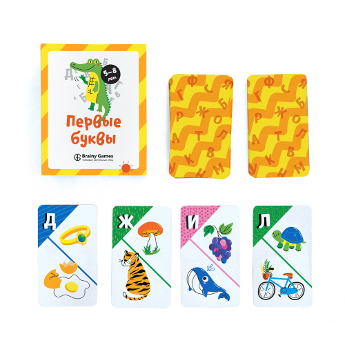 Первые буквы, игра 40 карточек