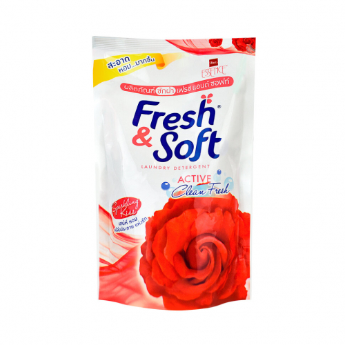 LION Thailand Fresh&Soft Гель для стирки всех типов тканей концентр. Искристый Поцелуй 400 мл