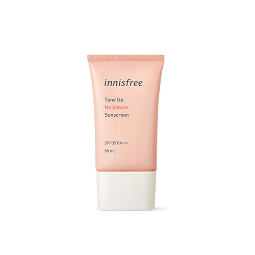 Солнцезащитный крем для жирной кожи INNISFREE Tone Up No Sebum Sunscreen EX SPF50 PA+++