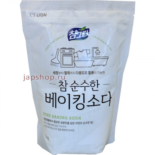 Chamgreen Чудо-средство, чистящее средство, 100% пищевая сода, мягкая упаковка, 2 кг (8806325620266)